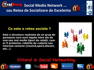 Social Media Network ...
sau Retea de Socializare de Excelenta

Ce este o retea sociala ?
Este o structura realizata de un...