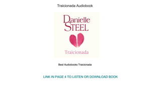 Traicionada Audiobook
Best Audiobooks Traicionada
LINK IN PAGE 4 TO LISTEN OR DOWNLOAD BOOK
 