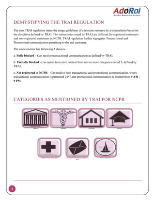 TRAI DND Cutting Your Business' Wings