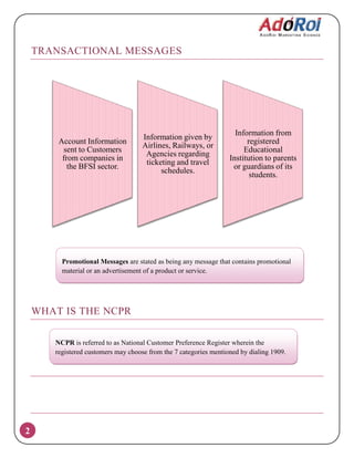 TRAI DND Cutting Your Business' Wings