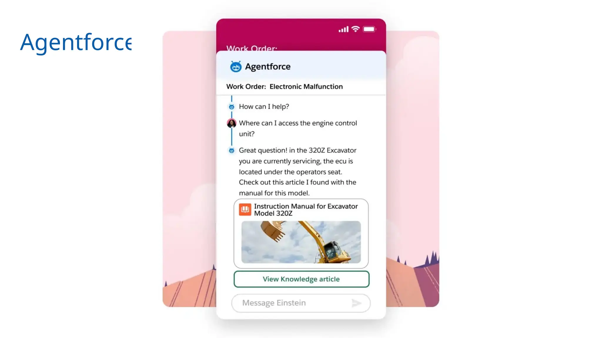 Agentforce – Field Service
 