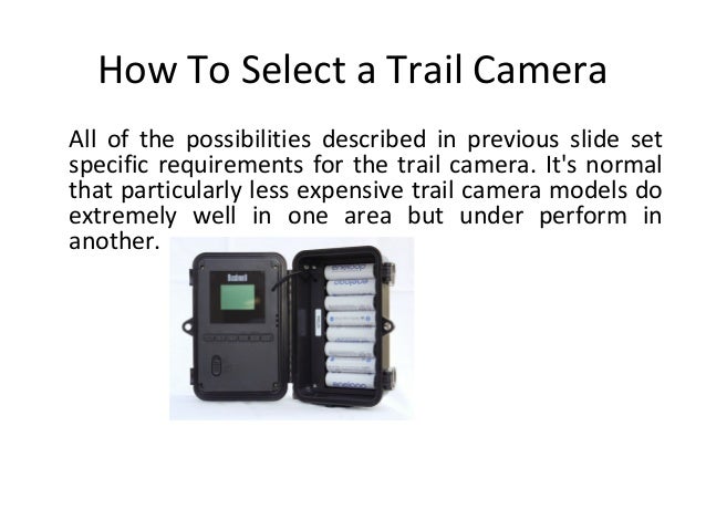 Trail Camera Buying Guide Trail Camera Buying Guide