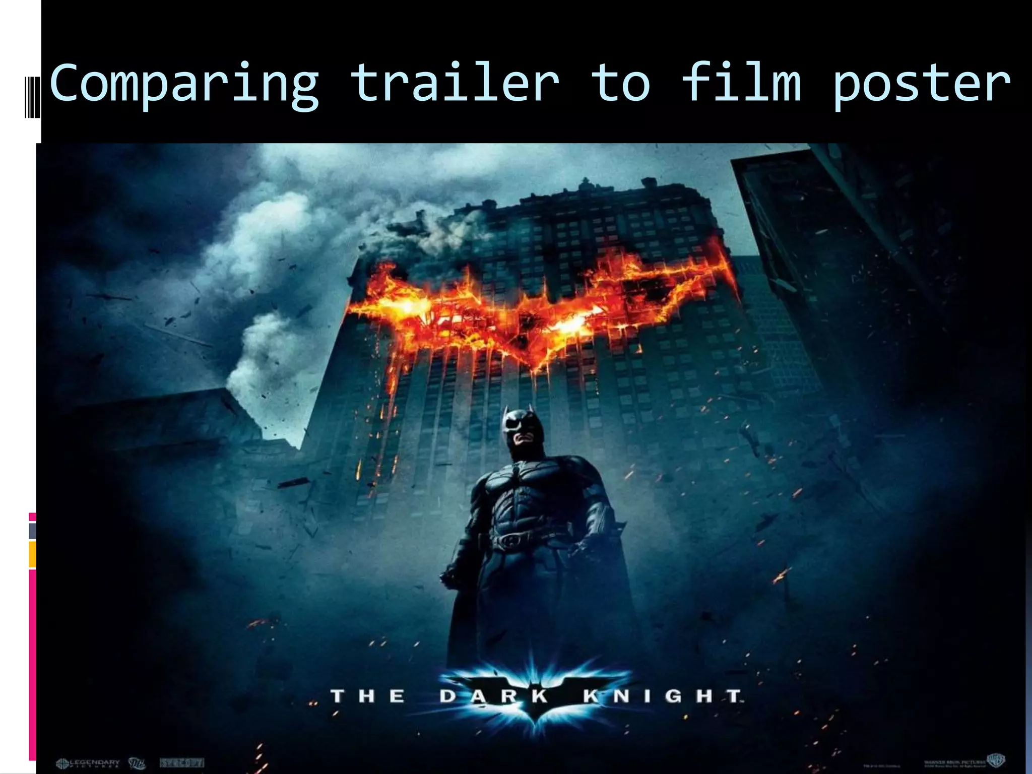 Comparing trailer to film poster 
 