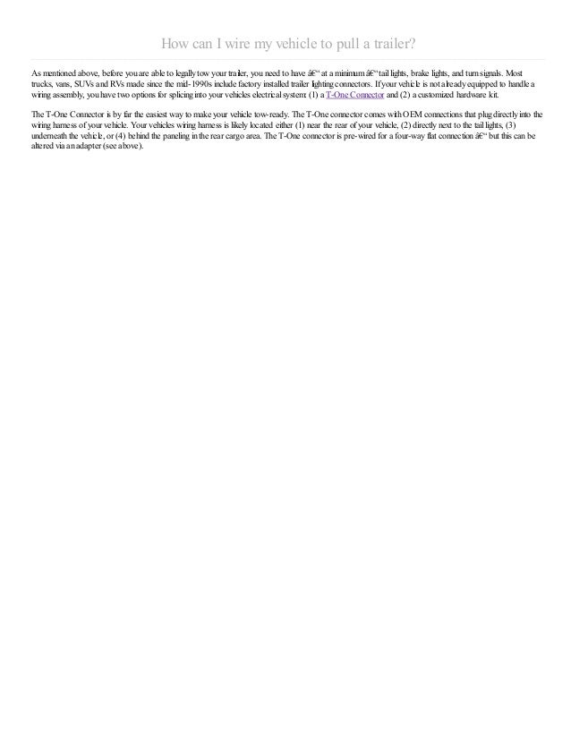 hooking up a how to guide for with trailers hooking up a how to guide for with trailers