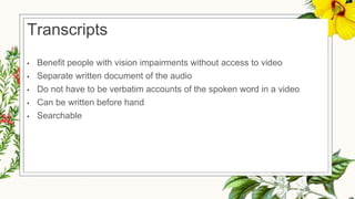 Accessibility Tips: How to create accessible learning content | PPTX