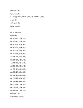 Design A Screen saver in c on Moving Train with Side view. | PDF