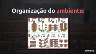 Organização do ambiente:
 