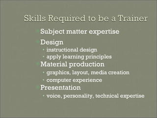 Train The Trainer Material Train The Trainer Power Point Presentation | PPT