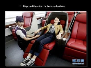 • Siège multifonction de la classe business
 