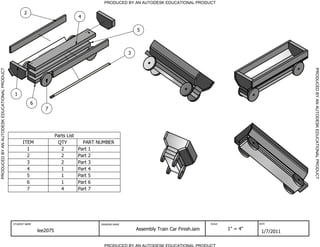 Train car drawings | PPT