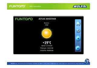 ACTUAL WHEATHER




MOLPIR s.r.o., Hrachová 30, 821 05 Bratislava, SLOVAKIA, tel: 00421 2 4319 1218-9, info@molpir.com, www.molpir.com, www.funtoro.sk, shop.molpir.com
 