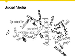 Social Media
Photo Credi thttp://www.flickr.com/photos/57567419@N00/7496669132/
 