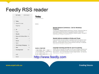 Feedly RSS reader
http://www.feedly.com
 