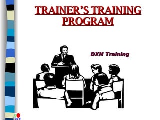 TRAINER’S TRAINING   PROGRAM DXN Training  