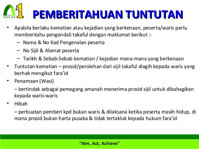Trainer slide takaful keluarga