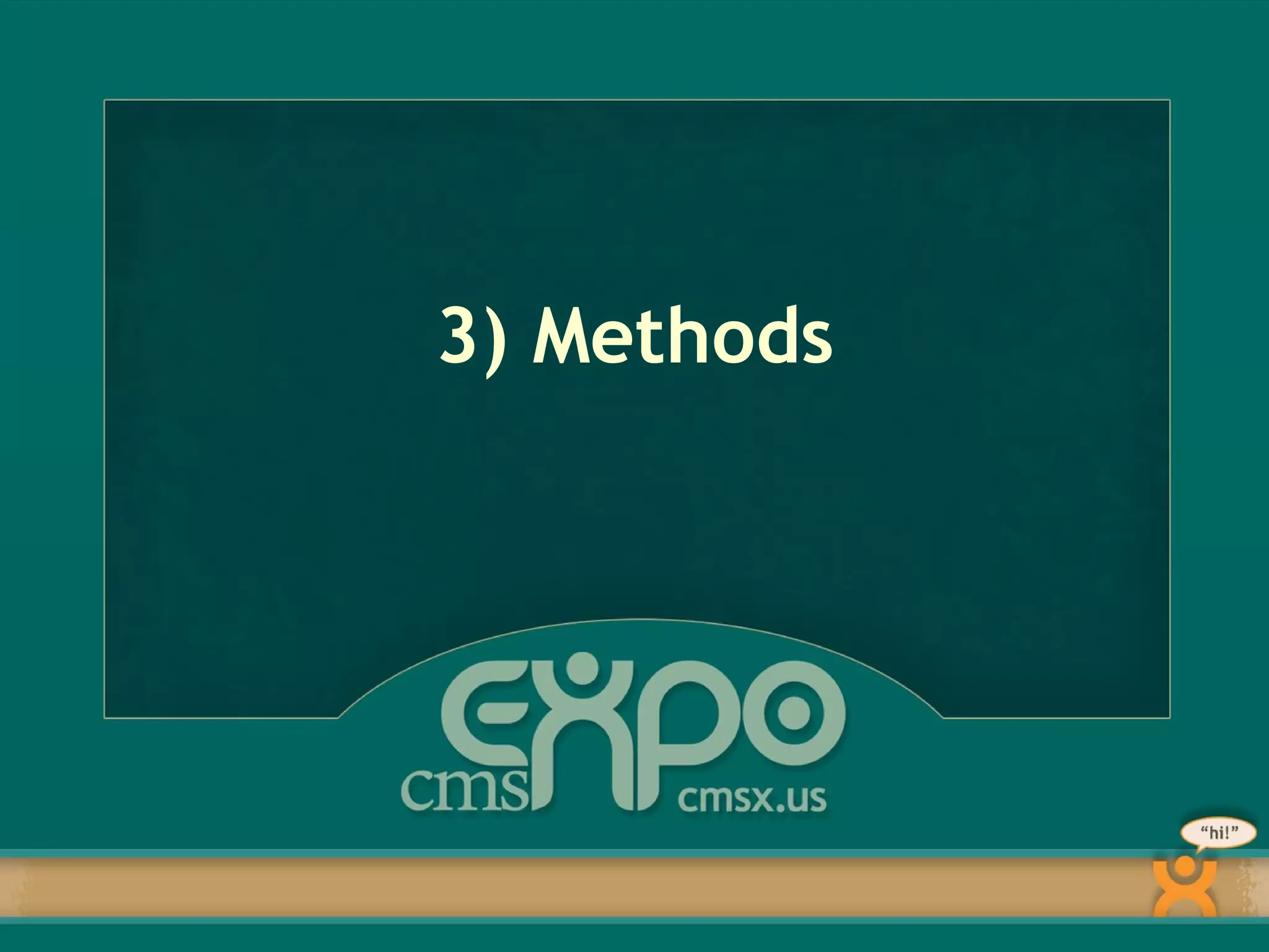 3) Methods 