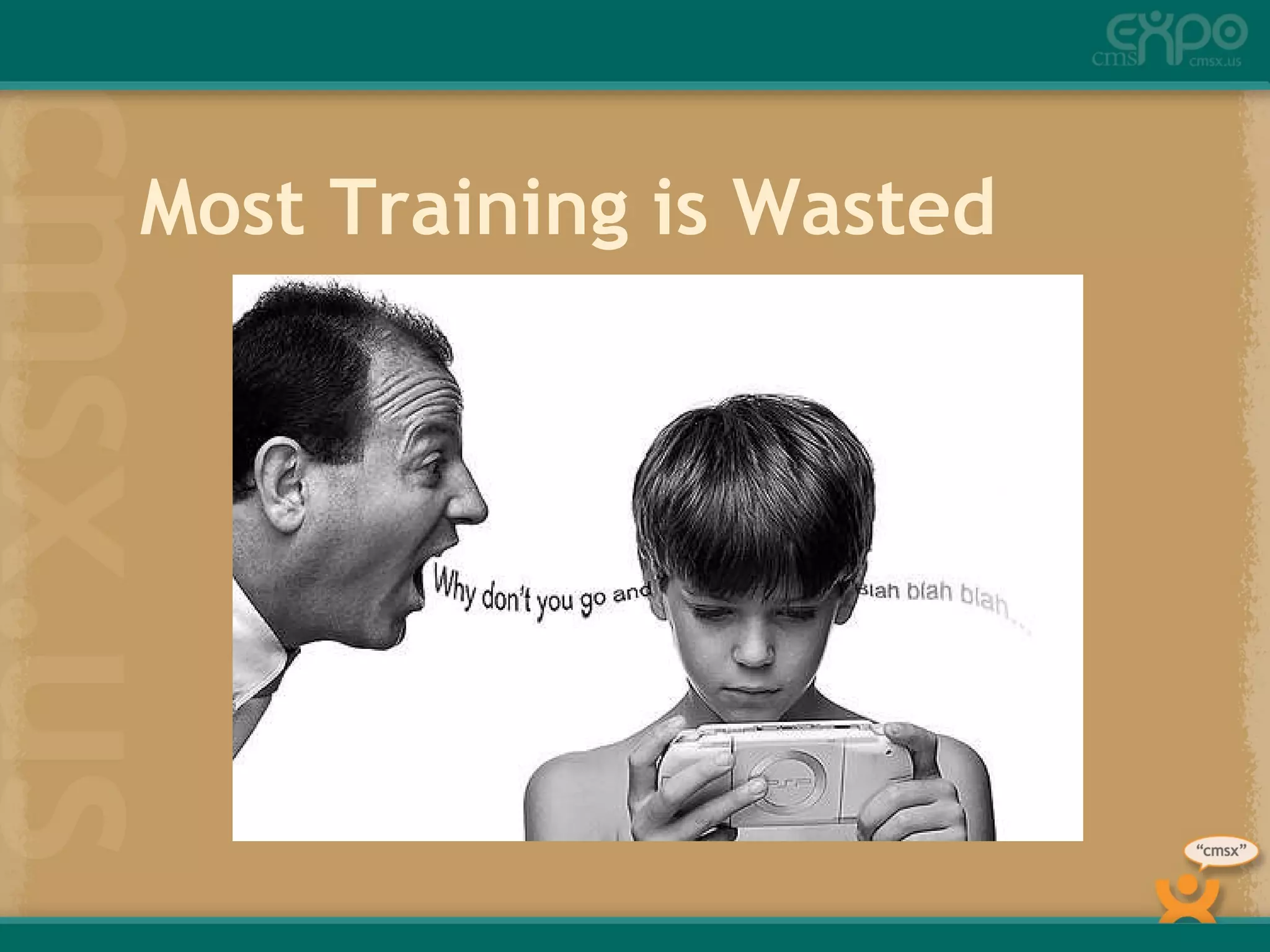 Most Training is Wasted 