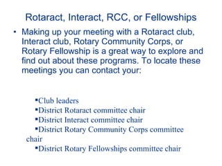 Southside Rotary Training Presentation