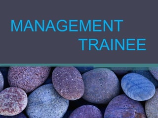 MANAGEMENT  TRAINEE 