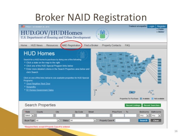 Hud Listing Broker Presentation