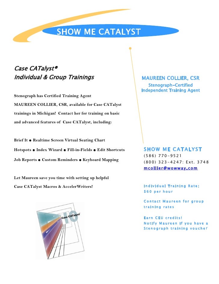 Case CATalyst Individual & Group Trainings