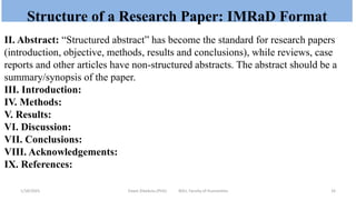 Mastering Academic Publication: A Training on Article Writing, Journal ...
