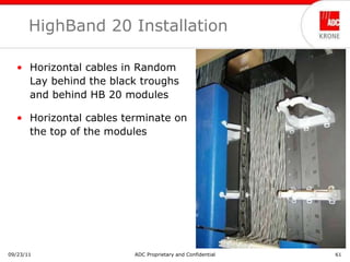 Highband Module Training - adc krone - patch by exception solution - may 2009 (nx power ...