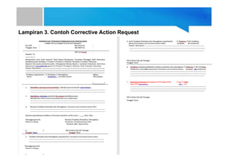 Lampiran 3. Contoh Corrective Action Request
 