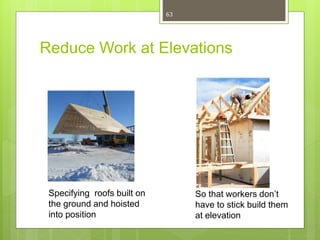 Reduce Work at Elevations
Segmented
Bridge sections
64
 