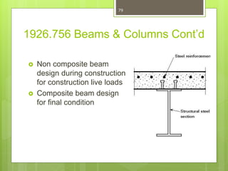 1926.756 Beams & Columns Cont’d
Show rebar details at
beam column joints to
avoid congestion of
rebars and to prevent
hone...