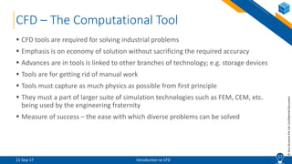 CFD Lecture (2/8): Fluid Mechanics: CFD Perspective | PPTX