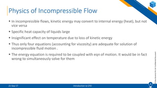 Simple Algorithm Cfd Incompressible CFD Lecture (2/8): Fluid Mechanics: CFD Perspective | PPTX