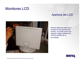 Training Monitores y TV Lcd Benq