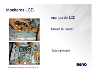 Training Monitores y TV Lcd Benq