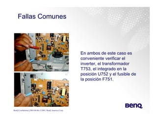 Training Monitores y TV Lcd Benq