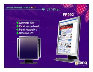 Training Monitores y TV Lcd Benq