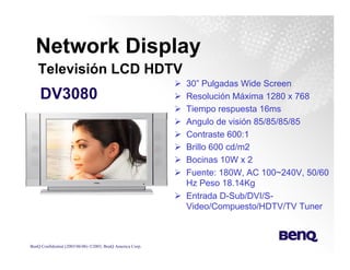 Training Monitores y TV Lcd Benq