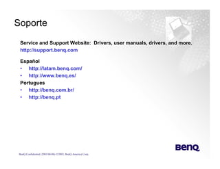 Training Monitores y TV Lcd Benq