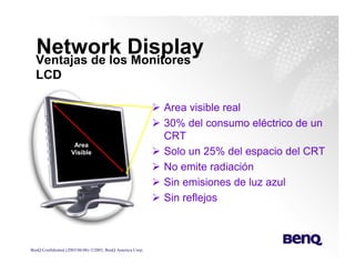 Training Monitores y TV Lcd Benq