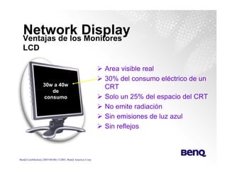 Training Monitores y TV Lcd Benq