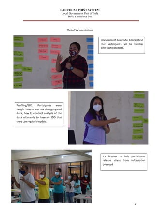 Gad Seminar Script Training report gad-project-proposal-preparation | PDF