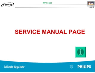 Training TV Philips Chasis L01