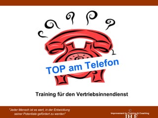 TOP am Telefon Training für den Vertriebsinnendienst 