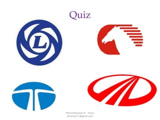 Quiz
Dheenathayalan.R Hosur
dheena21.r@gmail.com
 