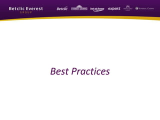 Best Practices
 