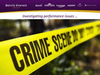 Investigating performance issues …
 