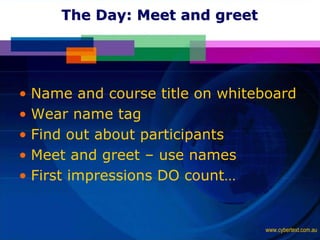 Training 101: Learn How to Train