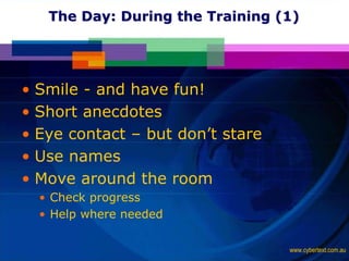 Training 101: Learn How to Train