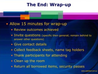 Training 101: Learn How to Train