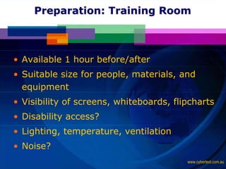 Training 101: Learn How to Train